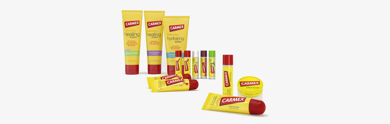 Средства Carmex: бальзамы в тюбиках, стиках и баночках